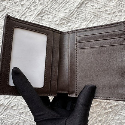 Cross-border Fashion Real Snakeskin Luxury Men's Business Two-fold Wallet Card Holder Large Capacity Wallet Travel Portable