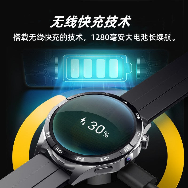 WATCH 4 Cellular Card Smart Watch Free Download Running Single Camera nfc Game Heart Rate Monitoring