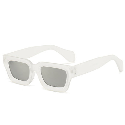 Retro Concave Small Frame Square Sunglasses 2023 New Sunglasses European and American Cross-Border Street Photography Sun Protection Trendy Sunglasses