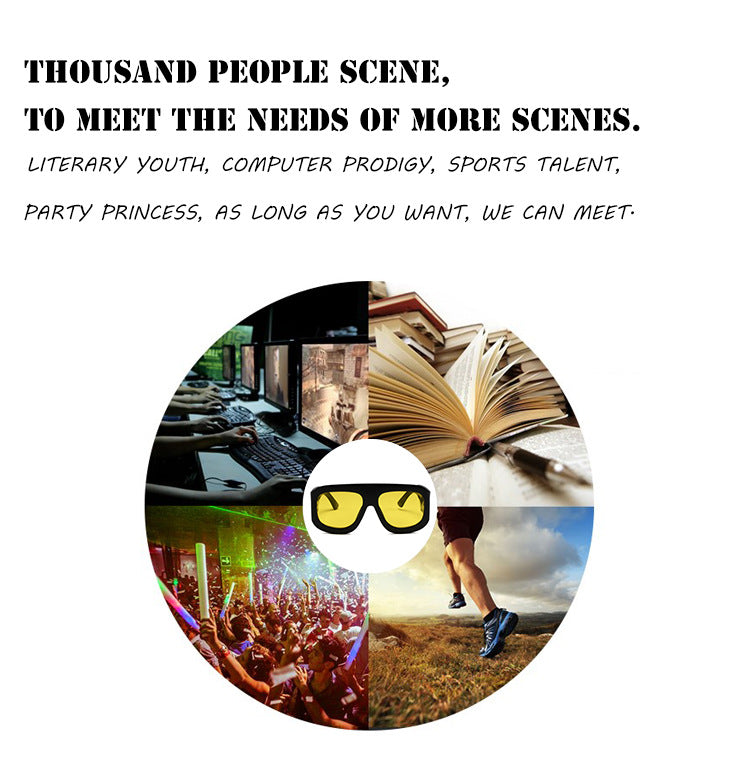 2024 generous frame European and American simple sunglasses fashion wear party party sunglasses for men and women