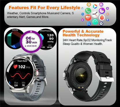 V69 Smart Watch 1.85inch Large Screen Bluetooth Call Large Screen Heart Rate Blood Oxygen Multi-Sport Outdoor Pedometer Bracelet
