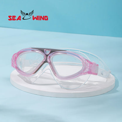 Large-Frame Swimming Goggles Liquid Silicone New Waterproof Diving Outdoor Sports Equipment Glasses Diving Goggles Wholesale