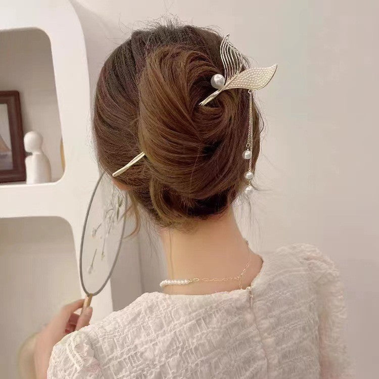 Hair Hairpin Collection Antique Temperament Disc Hair Hairpin Now New Chinese Style High-end Hanfu Accessories Hair Hairpin Headwear Hair Accessories for Women
