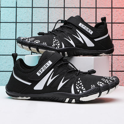 New Outdoor Beach Shoes Swimming Diving Wading Shoes Couple Non-slip Tracing Shoes Hiking Five Finger Fitness Hiking Shoes