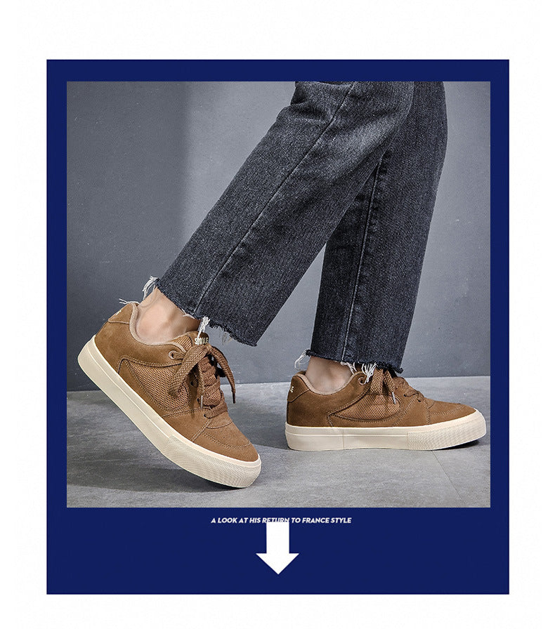 Shoes Men's 2025 Spring New Men's Shoes Korean Sports Casual Shoes All-match Niche Trendy Canvas Shoes Wholesale Cross-border
