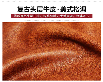 New men's wallet driver's license integrated first layer cowhide anti-theft credit card degaussing leather wallet cross-border explosions