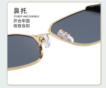 Small ice sunglasses women's high-end sense retro potato glasses 2025 new sunglasses UV protection