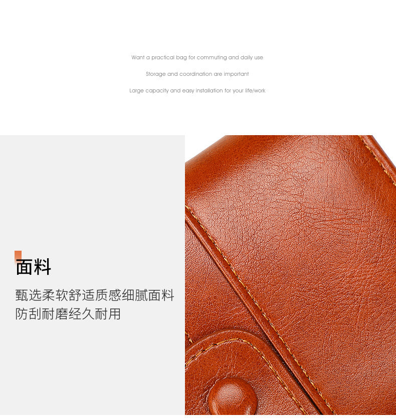 Cross-Border 2025Rfid Anti-Theft Wallet Retro Oil Wax Leather Double Zipper Coin Purse European and American Fashion Short Wallet