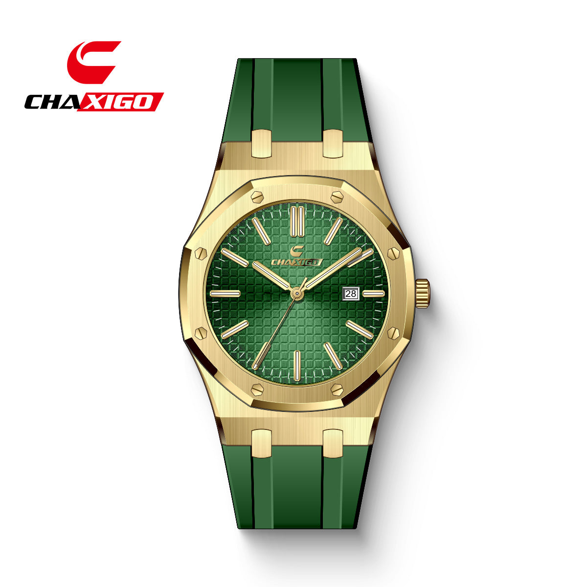 Chaxigo Series Quartz Watch Gold Classic Men's Waterproof Watch Men's Watch Men's Watch Manufacturer Dropshipping