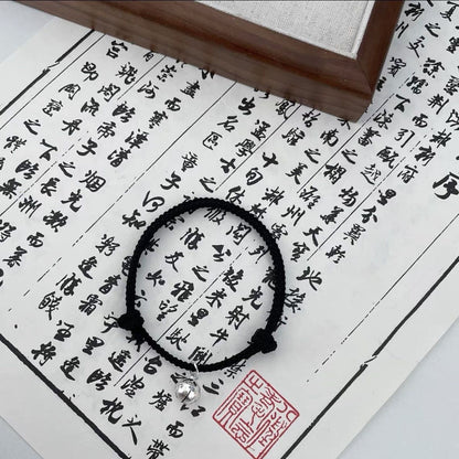New Chinese Style Design Sense Plum Blossom Woven Bracelet for Women Chinese Style Adjustable Woven Hand Rope Gifts Hand Woven Rope
