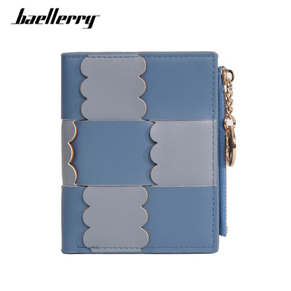 New Women's Short Wallet, Cute, Compact Card Slot, Short Card Holder, Exquisite and Simple Id Bag, Coin Purse for Women