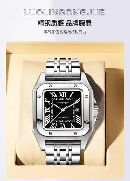 Hollow striped shandushi automatic mechanical wholesale men's watch men's atmospheric large dial waterproof mechanical watch