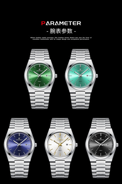 Swiss Brand Chaxigo Ultra-Thin Men's Watch Waterproof Luminous Quartz Watch Alloy Export Hot Model Dropshipping