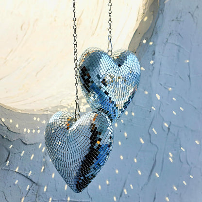 Chain love Disco ball Disco love glass decorations party reflective atmosphere products Christmas