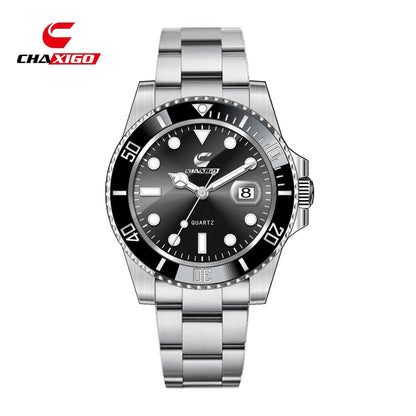 Swiss CHAXIGO quartz watch cross-border watch wholesale new green water ghost quartz luminous waterproof men's watch