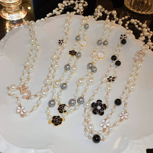 Serena Pearl Layered Necklace | মেয়েদের প্রিমিয়াম মাল্টি-লেয়ার মুক্তার নেকলেস