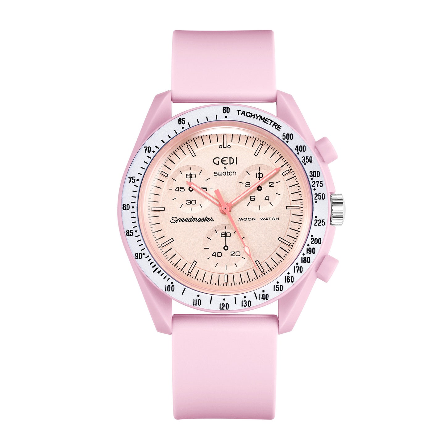 GEDI GEDI Fashion Candy Color Silicone Tape Middle School Students' High Color Value Large Dial Quartz Sports Watch 31020