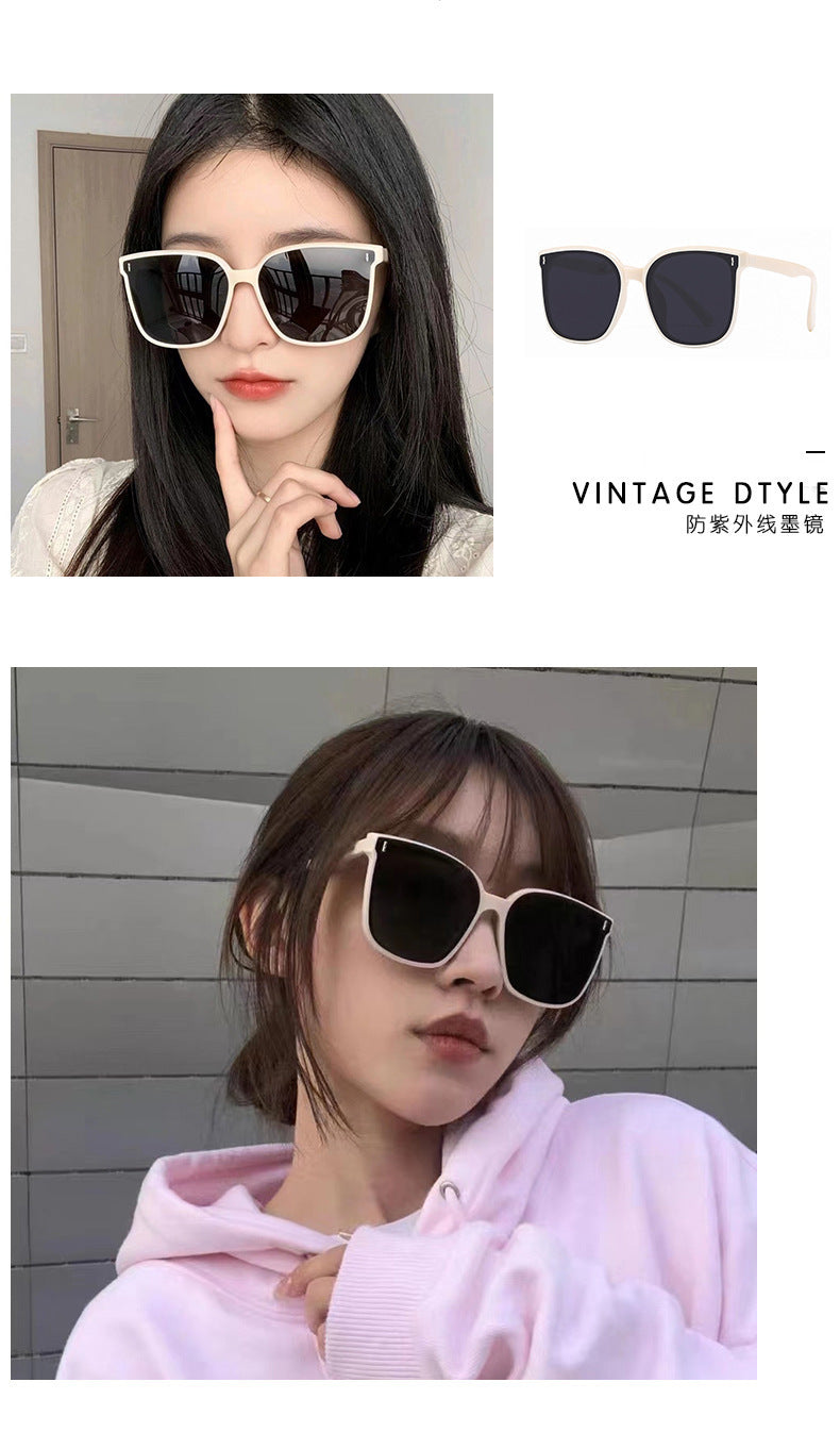 Folding Sunglasses New Style High-End Look Slimming Face Uv Protection Driving Fashion Polarized Glasses for Men and Women Cross-Border Trade