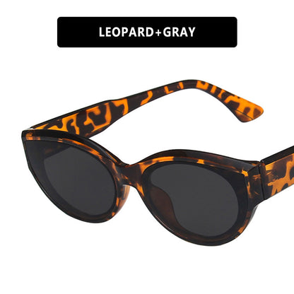 Cross-Border European and American Personalized Sunglasses 2020 New Retro Hip-Hop Oval Sunglasses Street Style Fashion Sunglasses