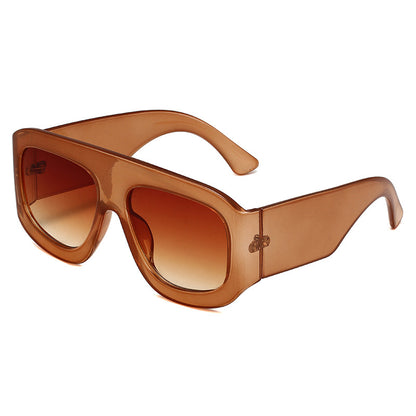 2024 generous frame European and American simple sunglasses fashion wear party party sunglasses for men and women