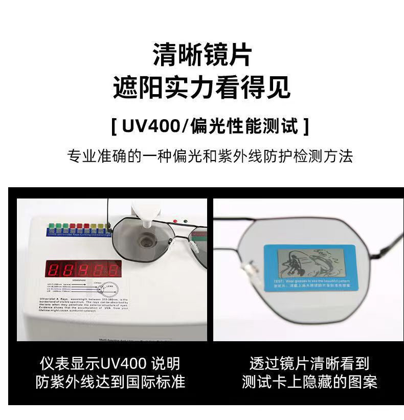 New Polarized Men's Driving, Fishing, High-Definition Day and Night Color-Changing Trendy Anti-Uv Sunglasses