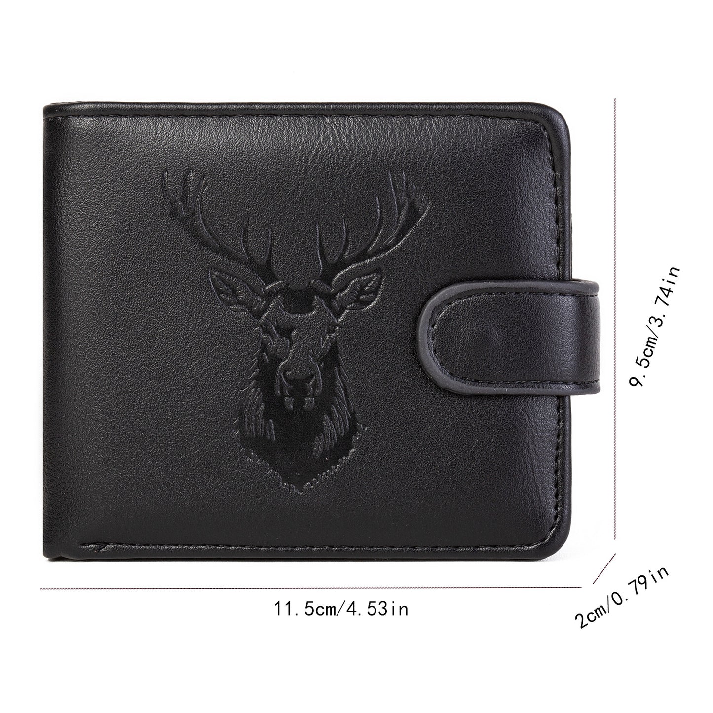Foreign Trade Specializes in New Wallets for Men, Pu Leather Trendy Brand Fashion Short Wallets, High-End Card Holders, Multifunctional Wallets