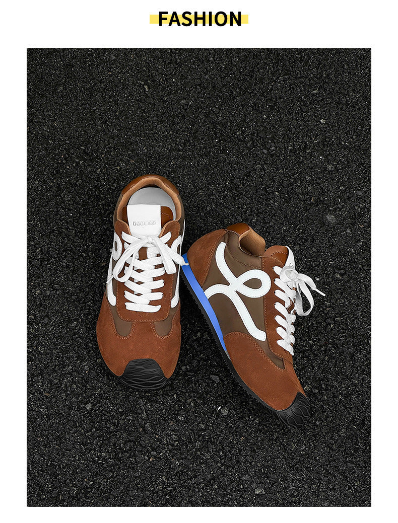 Spring and Autumn Sports Casual Shoes Trendy All-match Forrest Gump Shoes 2025 Spring New Single-layer Shoes Simple Lightweight German Training Shoes