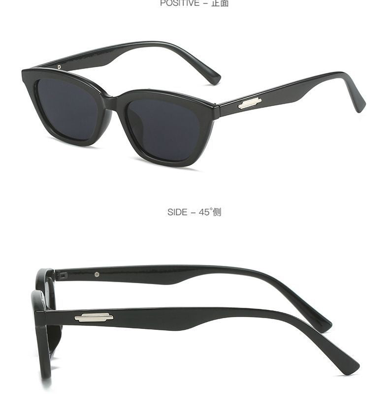 New Stylish Men's Cat-Eye Sunglasses with Small Frames, Elegant and High-End Sunglasses, New Versatile Trendy Glasses