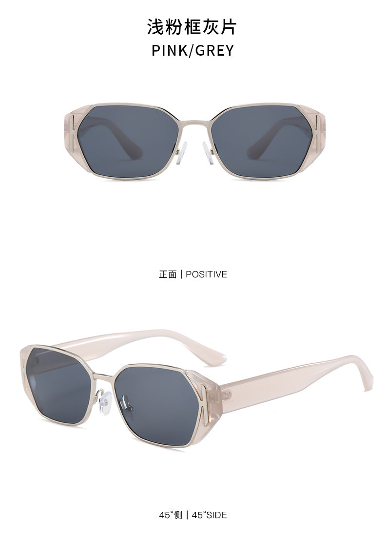 Small ice sunglasses women's high-end sense retro potato glasses 2025 new sunglasses UV protection