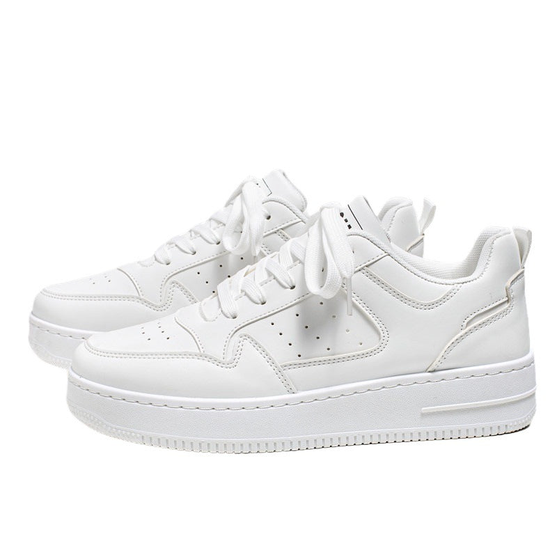 Men's Shoes Trendy Shoes 2024 New Summer Niche Trendy Thick Bottom White Shoes Student Sports Casual Shoes for Men