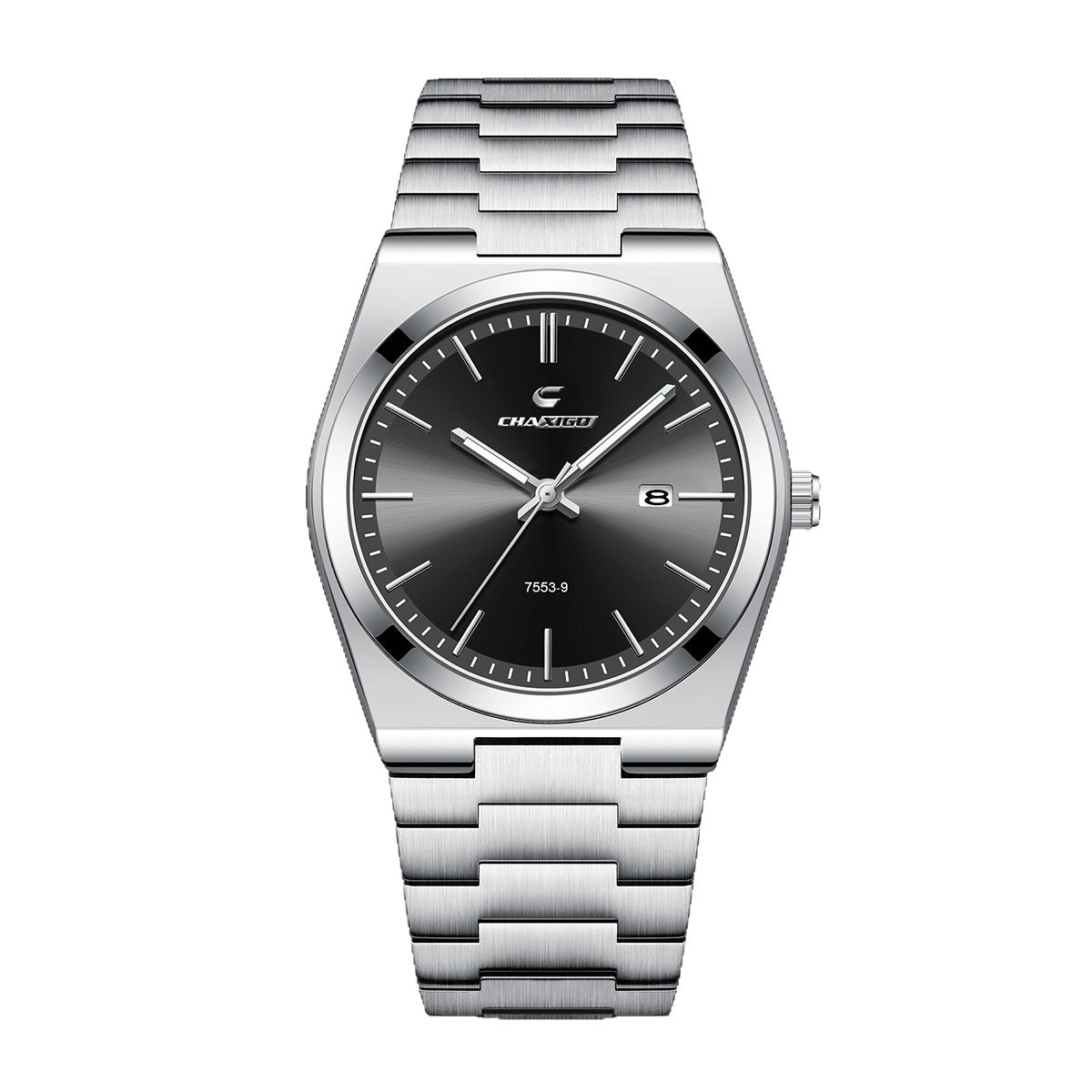 Swiss Brand Chaxigo Ultra-Thin Men's Watch Waterproof Luminous Quartz Watch Alloy Export Hot Model Dropshipping
