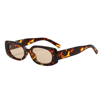 New Stylish Casual Simple Square Small Frame Sunglasses Ins Outdoor Fashion Driving Anti-Uv Sunglasses Trend