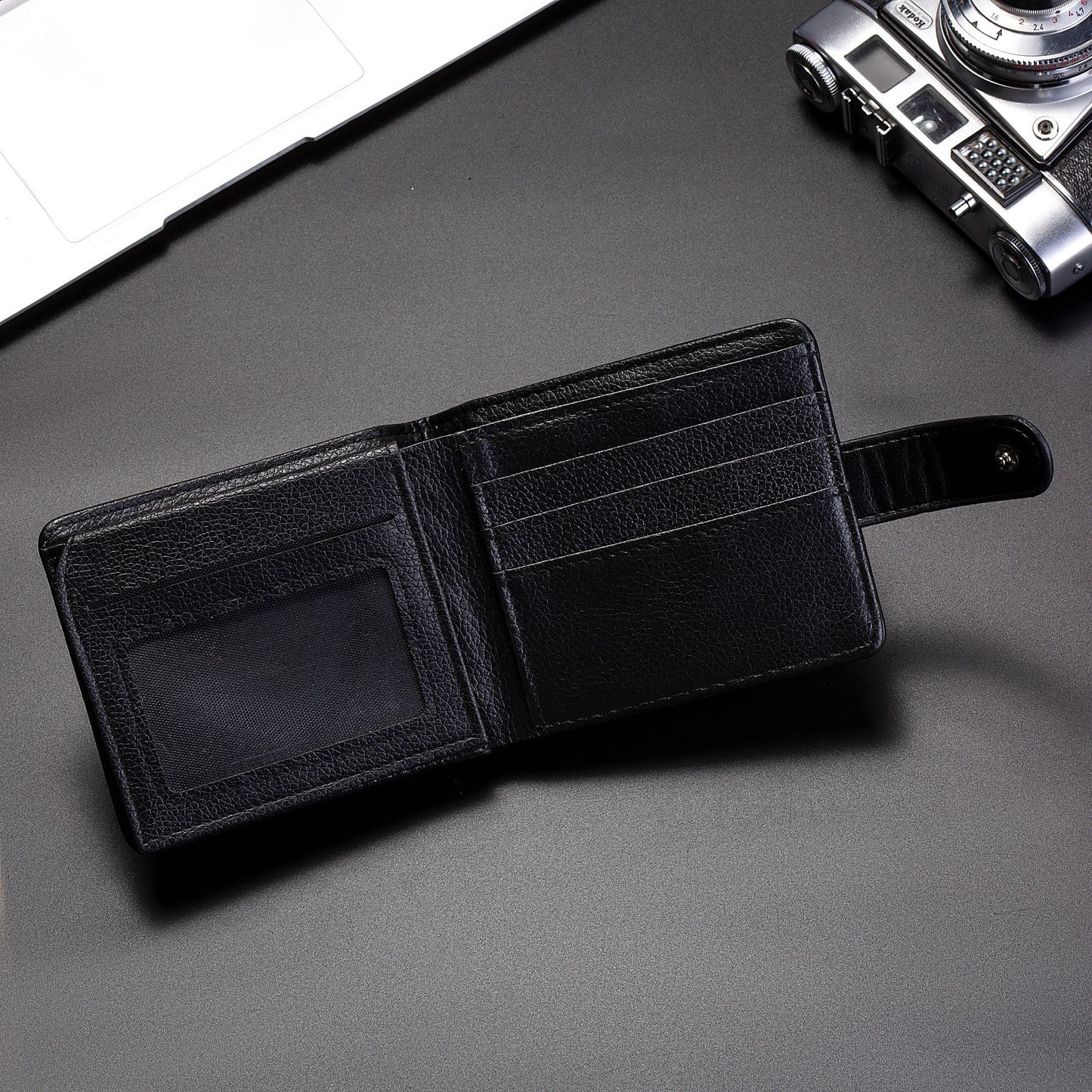 Foreign Trade Specializes in New Wallets for Men, Pu Leather Trendy Brand Fashion Short Wallets, High-End Card Holders, Multifunctional Wallets