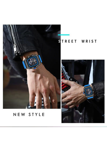 ZIDO Brand Fashion High Color Value Casual Sports Automatic Waterproof Luminous Men's Watch 1709
