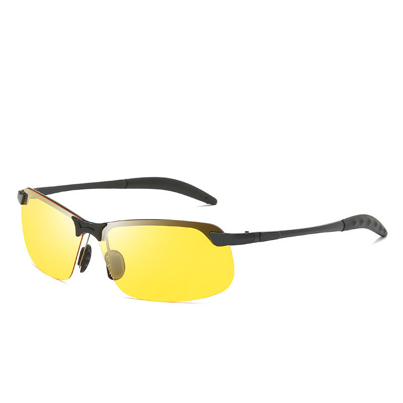 Polarized Glasses 3043 Color Changing Polarized Sunglasses Men's Fashion Fish Shooting Color Changing Glasses Outdoor Sports Sunglasses