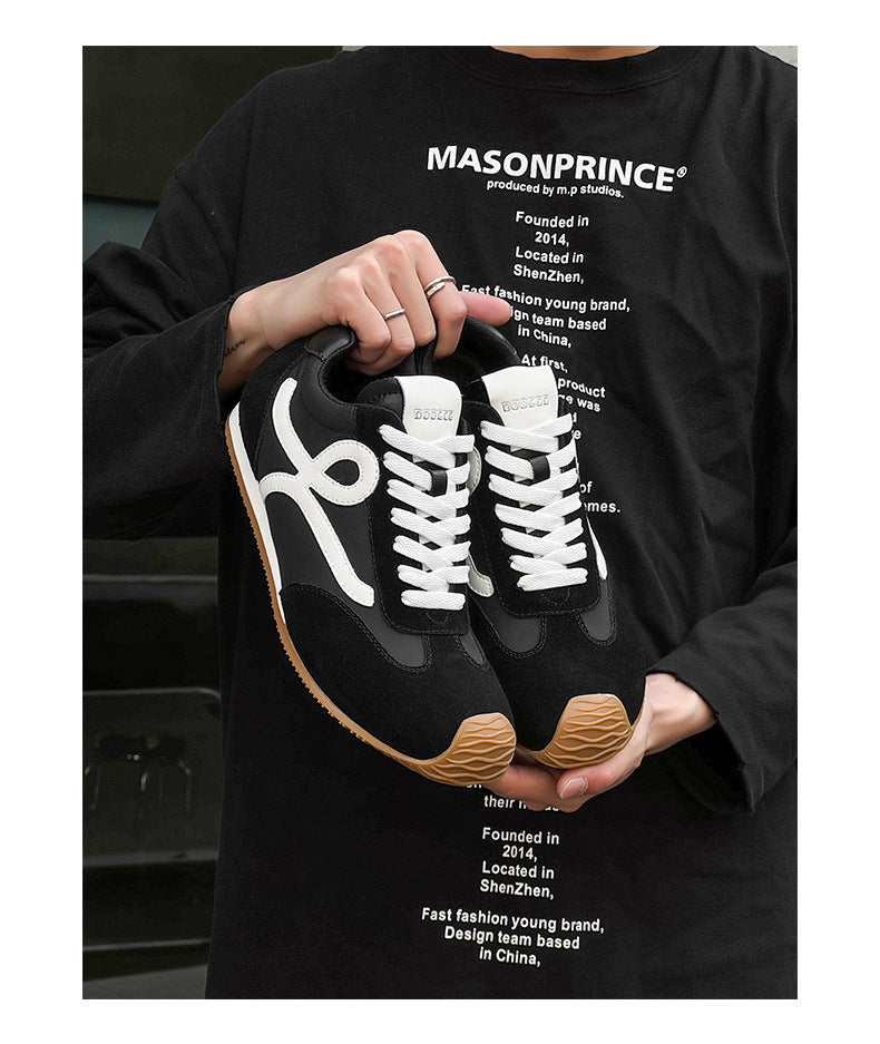Spring and Autumn Sports Casual Shoes Trendy All-match Forrest Gump Shoes 2025 Spring New Single-layer Shoes Simple Lightweight German Training Shoes