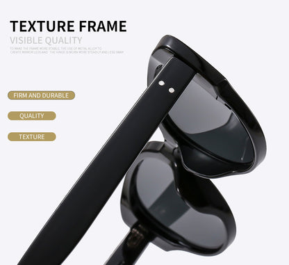 Sunglasses for Women, Retro Cat-Eye Fashion Stylish Small Frame Trendy Cool Sunglasses for Men 2025 New Sun Protection High-End Glasses