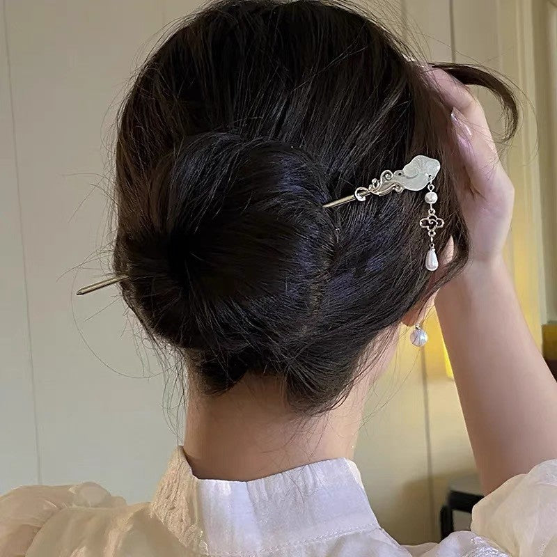 Hair Hairpin Collection Antique Temperament Disc Hair Hairpin Now New Chinese Style High-end Hanfu Accessories Hair Hairpin Headwear Hair Accessories for Women