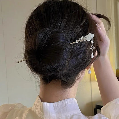 Hair Hairpin Collection Antique Temperament Disc Hair Hairpin Now New Chinese Style High-end Hanfu Accessories Hair Hairpin Headwear Hair Accessories for Women