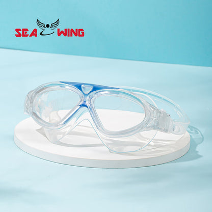 Large-Frame Swimming Goggles Liquid Silicone New Waterproof Diving Outdoor Sports Equipment Glasses Diving Goggles Wholesale
