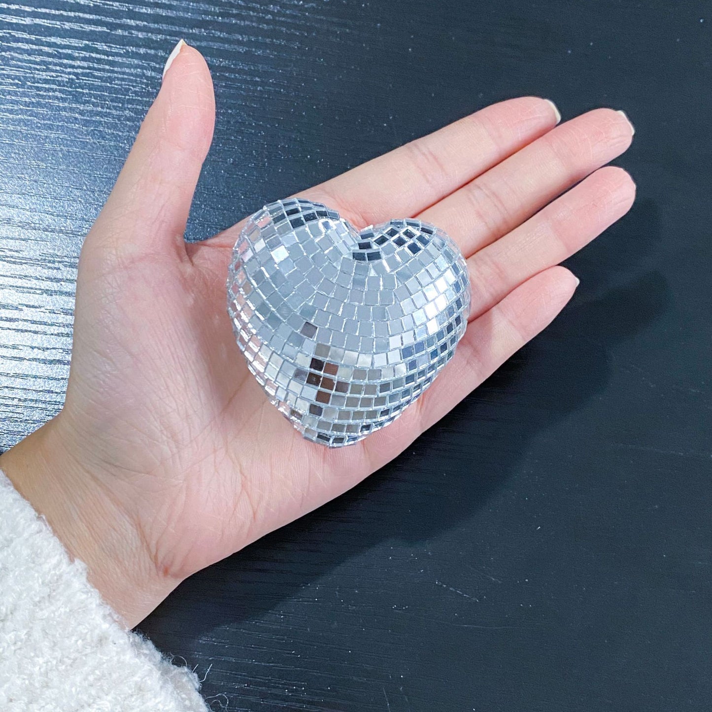Chain love Disco ball Disco love glass decorations party reflective atmosphere products Christmas