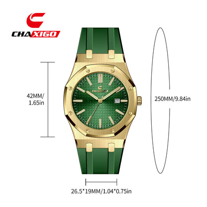 Chaxigo Series Quartz Watch Gold Classic Men's Waterproof Watch Men's Watch Men's Watch Manufacturer Dropshipping
