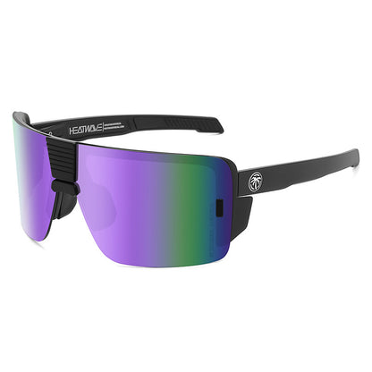 Heat Wave Sunglasses Sports Outdoor Cycling One-Piece Glasses Goggles Uv400 High Quality Vector