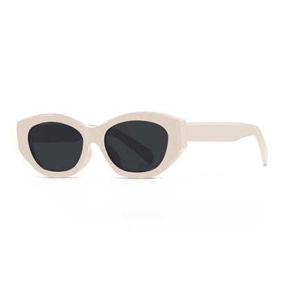 Xin Zhilei Same Style Cat's Eye Sunglasses Women's High-end Retro Polarized Sunglasses UV-proof Proximity Scopes