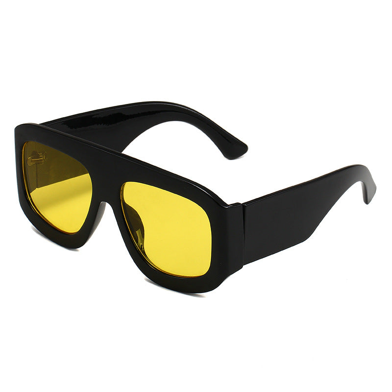 2024 generous frame European and American simple sunglasses fashion wear party party sunglasses for men and women