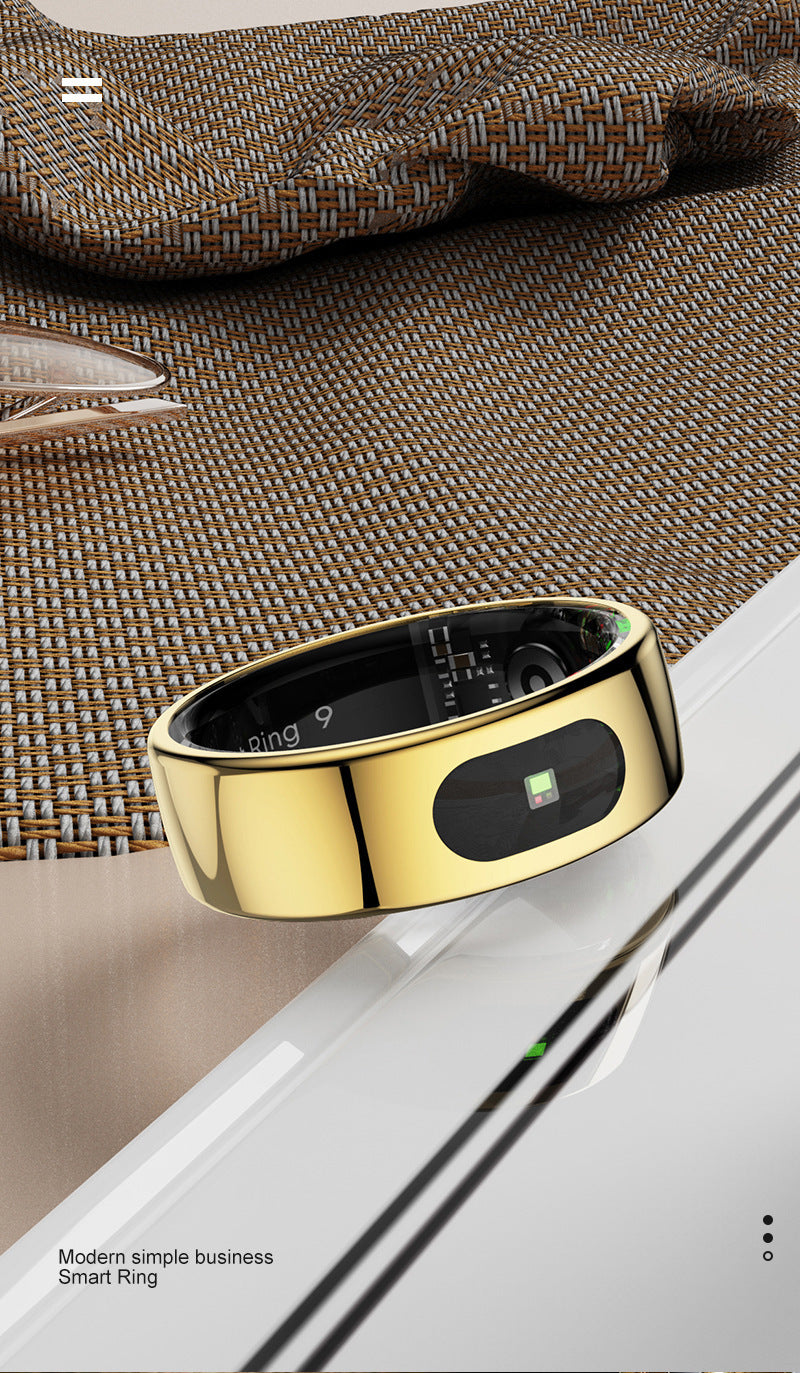 R08 (Qring) Waterproof Touch Body Temperature Sleep Blood Oxygen Heart Rate Sports Photo Music Control Smart Ring