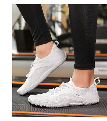 New Outdoor Beach Shoes Swimming Diving Wading Shoes Couple Non-slip Tracing Shoes Hiking Five Finger Fitness Hiking Shoes