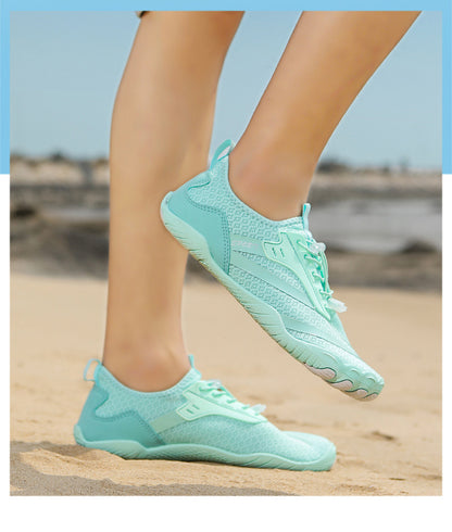 New Outdoor Beach Shoes Swimming Diving Wading Shoes Couple Non-slip Tracing Shoes Hiking Five Finger Fitness Hiking Shoes
