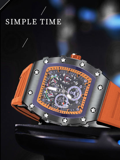 ZIDO Brand Fashion High Color Value Casual Sports Automatic Waterproof Luminous Men's Watch 1709