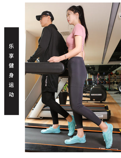 New Outdoor Beach Shoes Swimming Diving Wading Shoes Couple Non-slip Tracing Shoes Hiking Five Finger Fitness Hiking Shoes